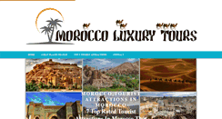 Desktop Screenshot of morocco-luxury-tours.com