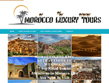 Tablet Screenshot of morocco-luxury-tours.com